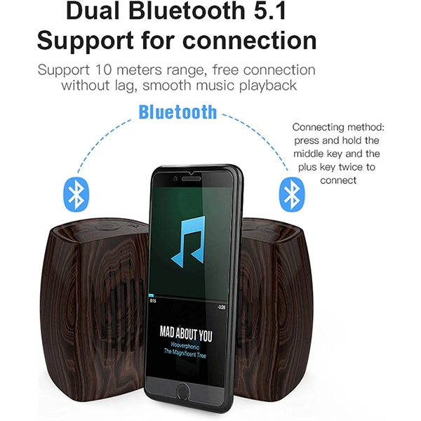 Retro Portable Outdoor Rechargeable Bluetooth Speaker