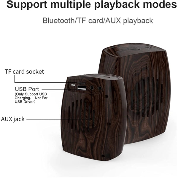 Retro Portable Outdoor Rechargeable Bluetooth Speaker