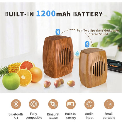 Retro Portable Outdoor Rechargeable Bluetooth Speaker