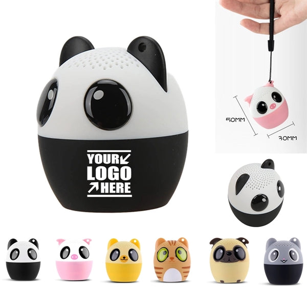 Cute Animals Wireless Speakers With 3W Audio Driver