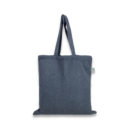 12 oz Recycled Sturdy Heather Cotton Canvas Tote Bag 15"x16"