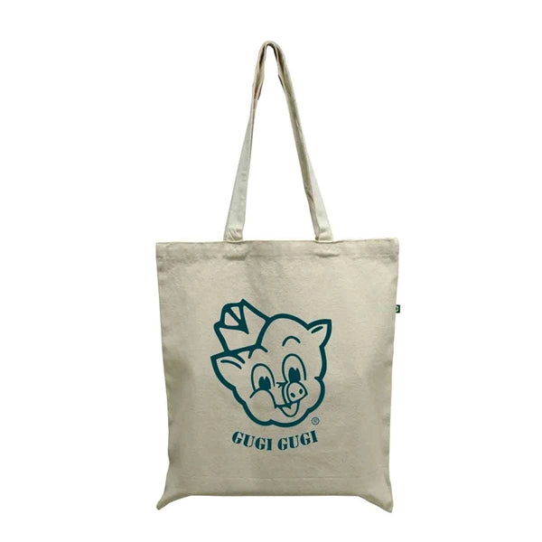 12 oz Recycled Sturdy Heather Cotton Canvas Tote Bag 15"x16"