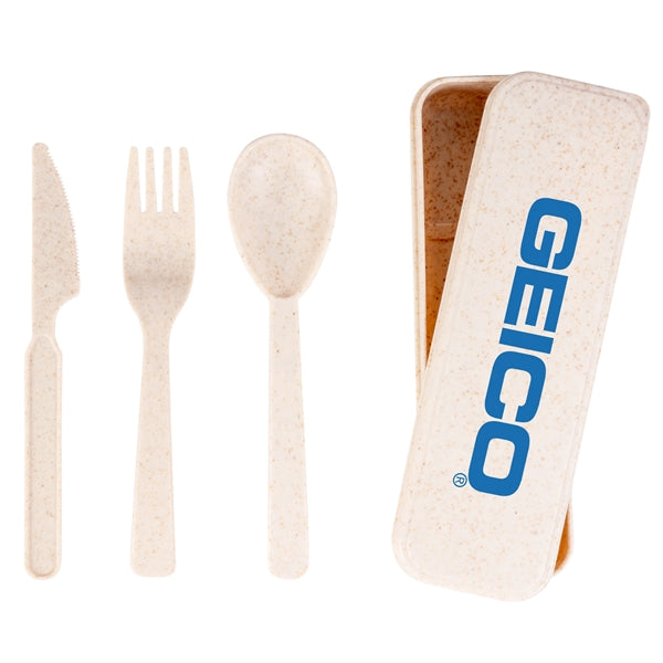 Wheat Straw Utensil Set