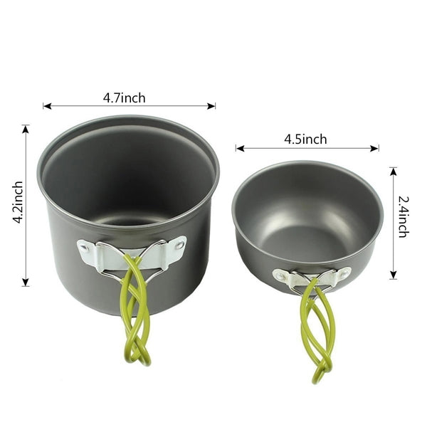 Camping Cookware Mess Kit