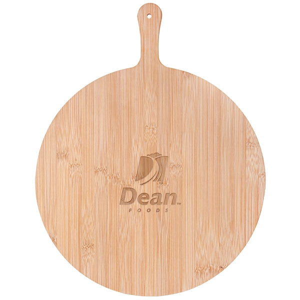 15-Inch Round Bamboo Pizza Cutting Board