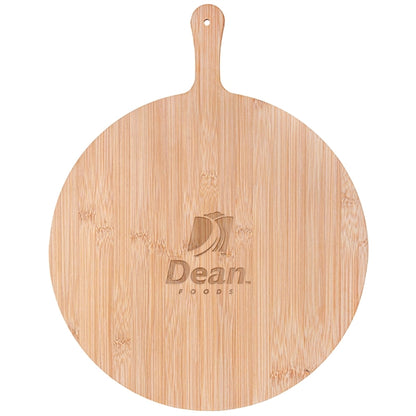 15-Inch Round Bamboo Pizza Cutting Board