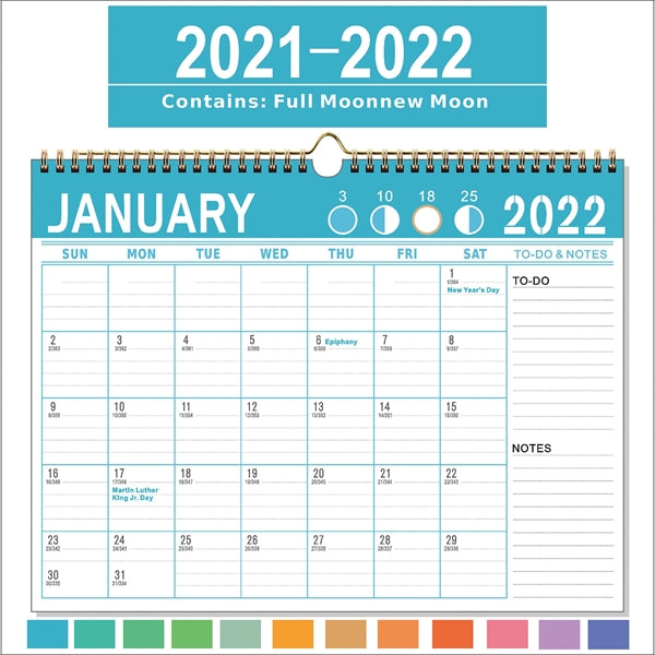 Customized Monthly Wall Calendar For Planning & Organizing