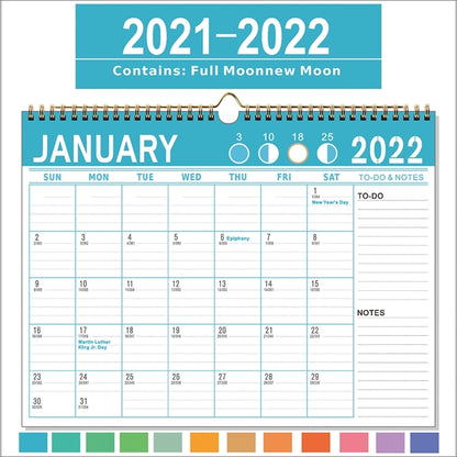 Customized Monthly Wall Calendar For Planning & Organizing