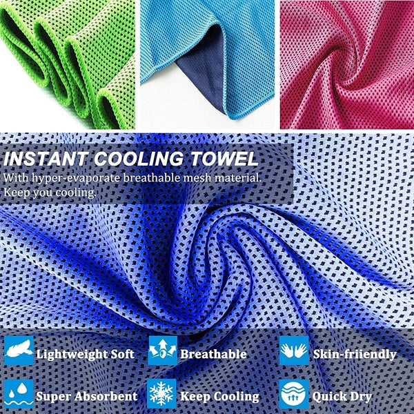 Microfiber Soft Breathable Chilly Cooling Towel