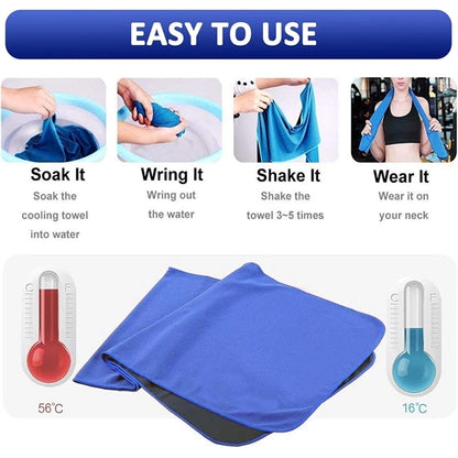 Microfiber Soft Breathable Chilly Cooling Towel