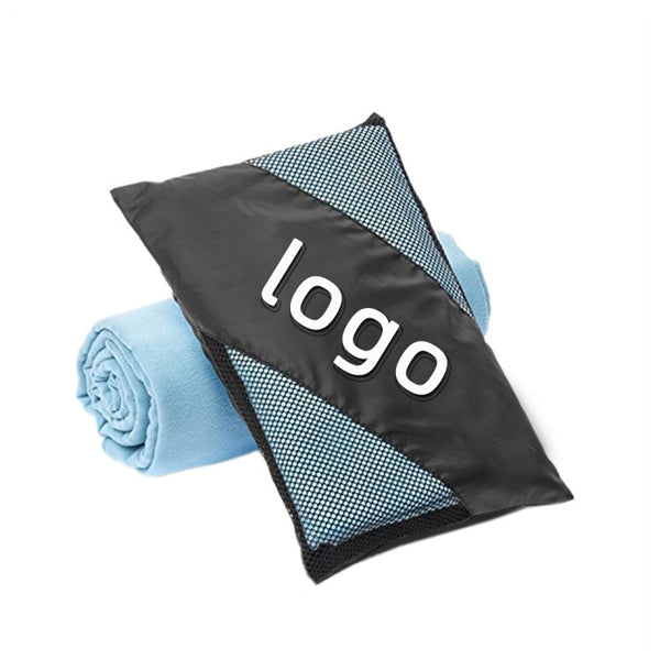 Soft Microfiber Camping Towel With Mesh Bag