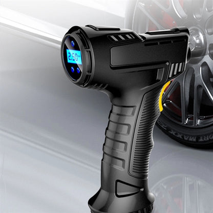 Portable Car Tire Pump With Rechargeable Battery