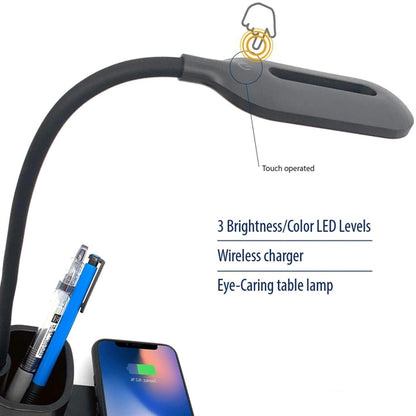 Led Desk Lamp With Wireless Charger