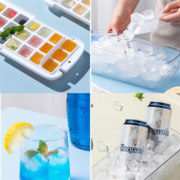 Easy-To-Remove Ice Cube Tray With Lid