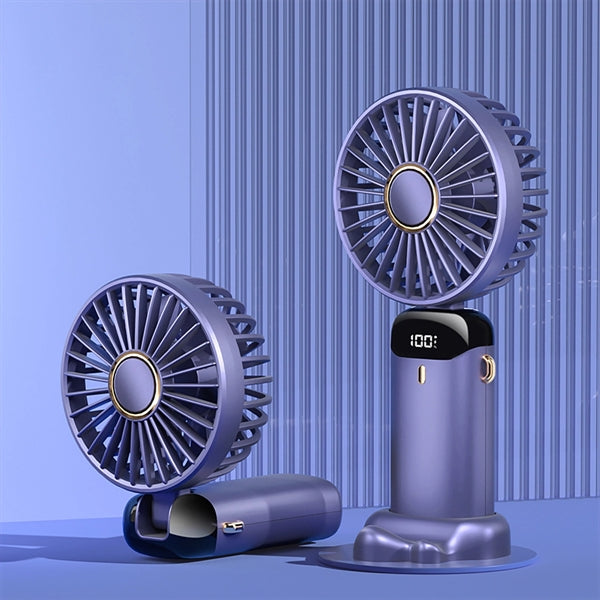 Led Digital Display Handheld Fan