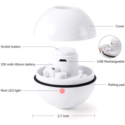 Interactive Cat Toys Ball With Led Light