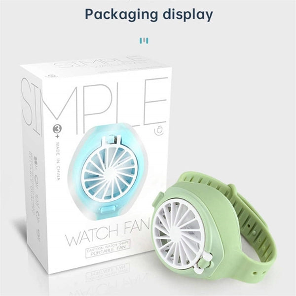 Watch Mini Handheld Portable Fan Comfortable Wrist Strap