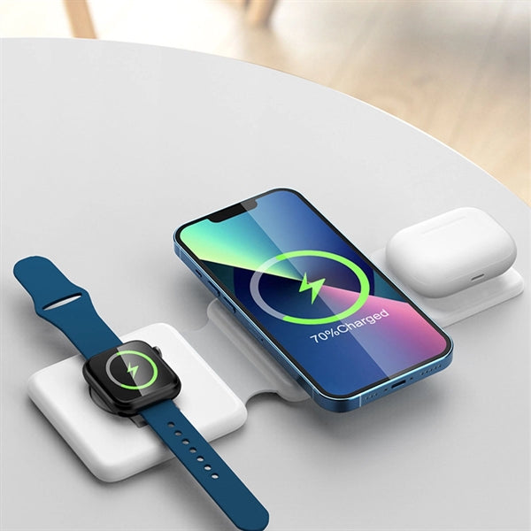 Magnetic Foldable Wireless Charger 3 In 1