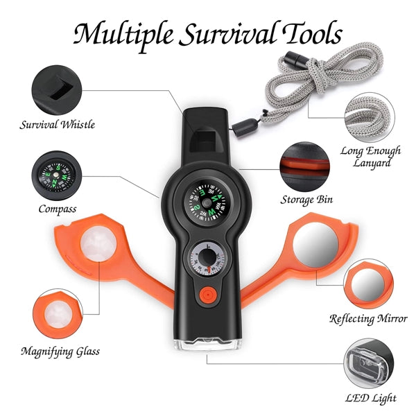 Outdoor Multifunctional Whistle