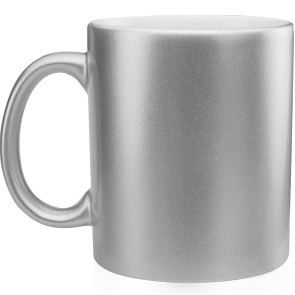 11 oz. Metallic Ceramic Custom Mug