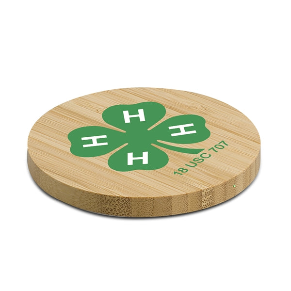 Springfield 15W Bamboo Eco-Friendly Wireless Charger
