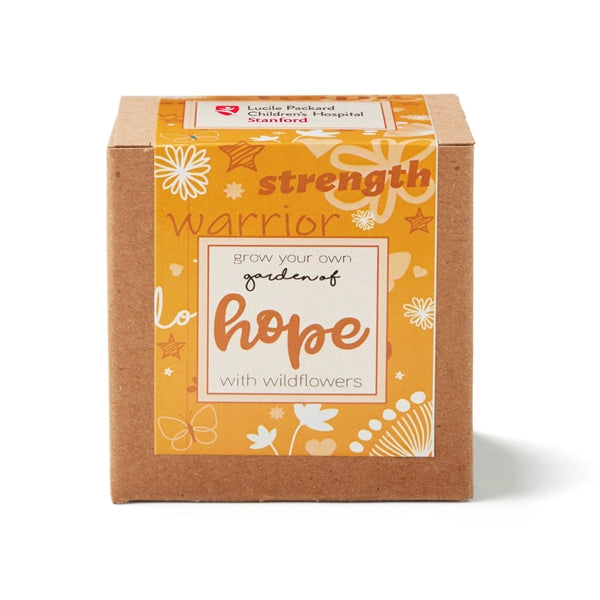 Orange Garden of Hope Seed Planter Kit in Kraft Box