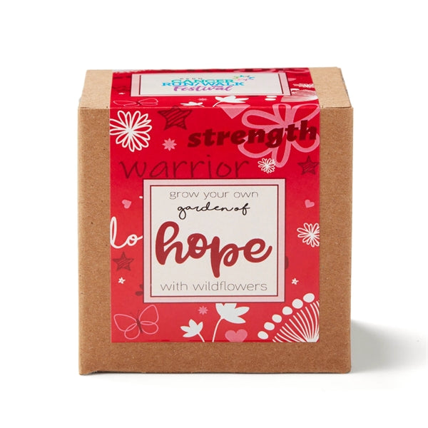 Red Garden of Hope Seed Planter Kit in Kraft Box