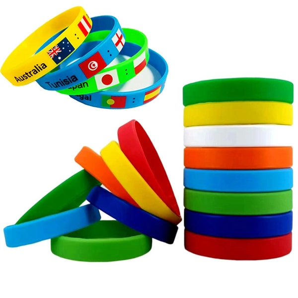 Graphic printing silicone bracelet