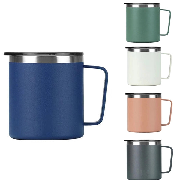 Stainless Steel With Lid Mug