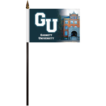 4" x 6" Stick Flag with Plastic Liner