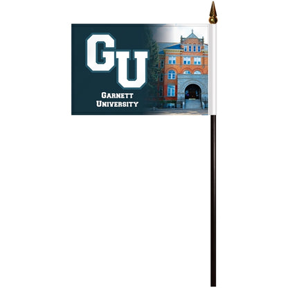 4" x 6" Stick Flag with Plastic Liner