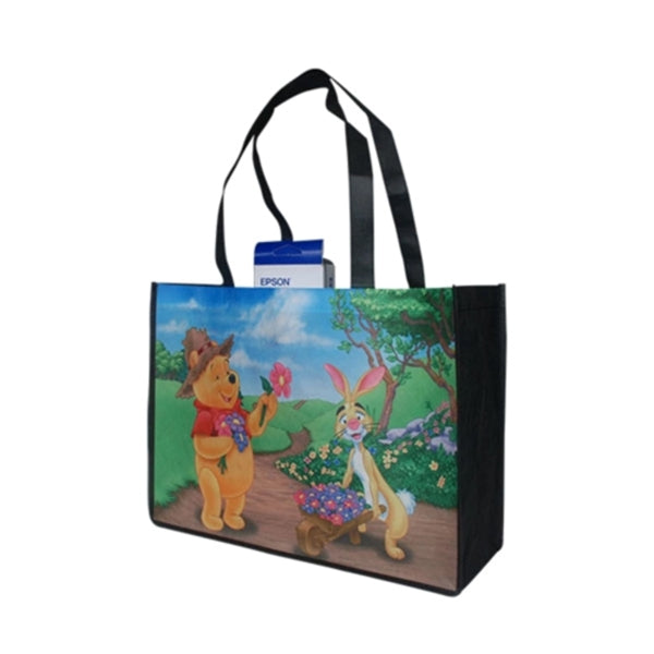 100 GSM Large Full Color Tote Bag with Gusset (12"x13"x8")