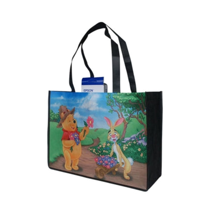 100 GSM Large Full Color Tote Bag with Gusset (12"x13"x8")