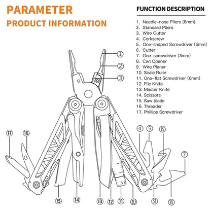 17-in-1 Pocket Multitool