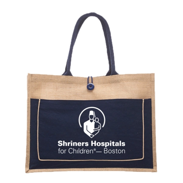 Cotton Stylish Shopping Pocket Jute Tote Bag