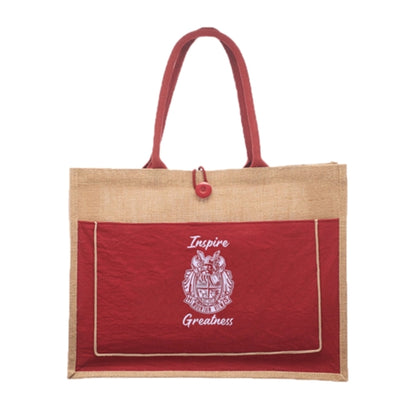 Cotton Stylish Shopping Pocket Jute Tote Bag