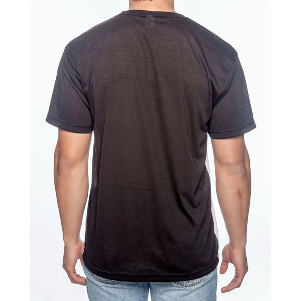 Unisex Sublimation Blackout Blank Short Sleeve T-Shirt