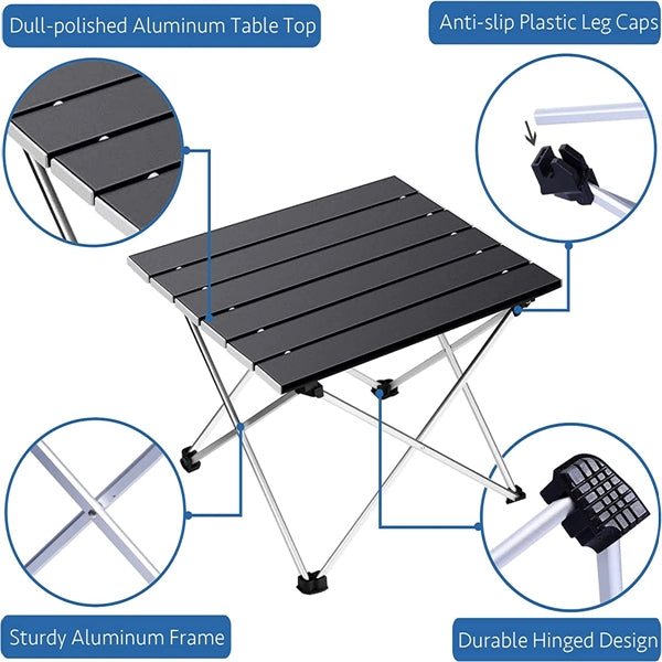 Portable Folding Camping Table  22''*16.1''*16.1''