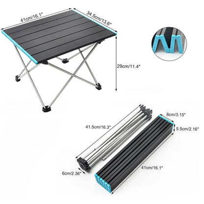 Portable Folding Camping Table  16.1''*13.4'*11.4''