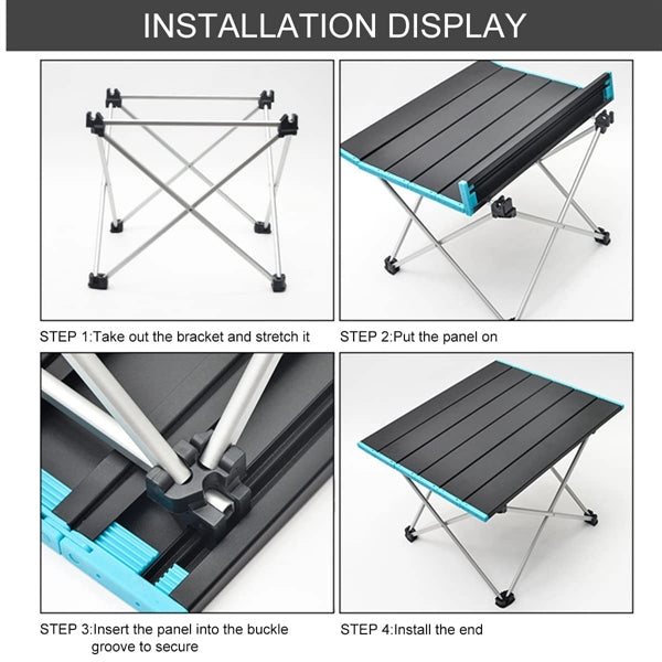 Portable Folding Camping Table  16.1''*13.4'*11.4''