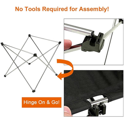 Portable Folding Camping Table 22''*16.5'*14.6''