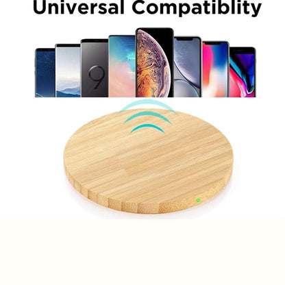Bamboo Wireless Charger Pad
