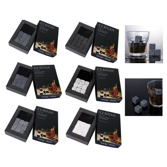 Whiskey Stones Set of 9 Rocks