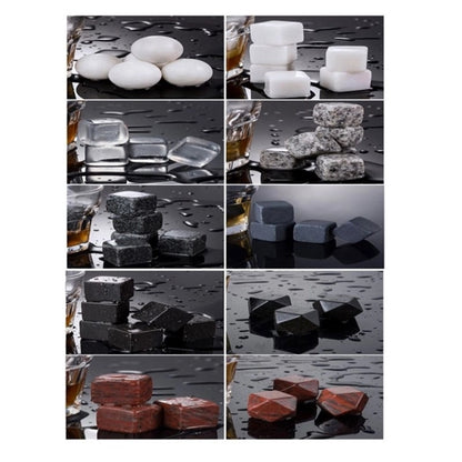 Whiskey Stones Set of 9 Rocks