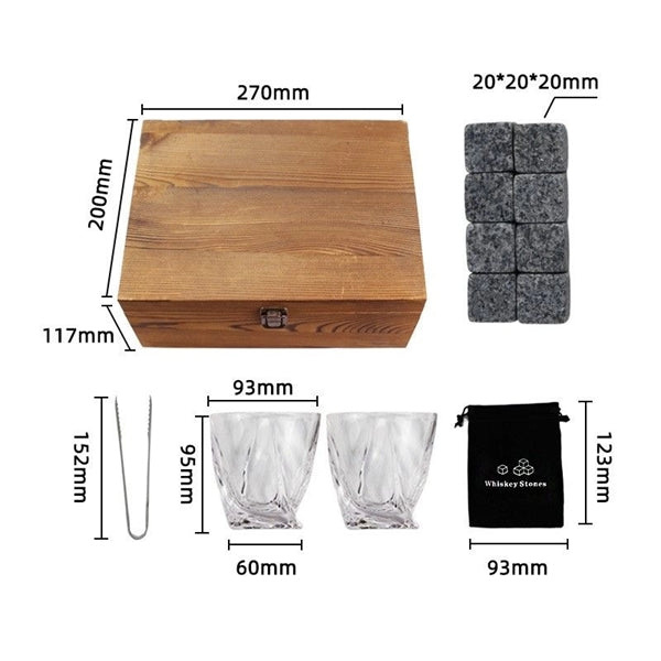 Whiskey Stones Gift Set For Men