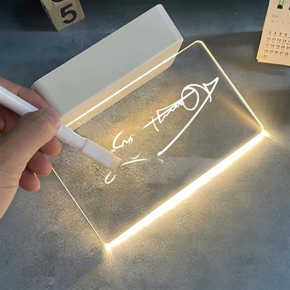 Led Illuminated Message Board With Stand