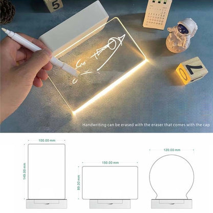 Led Illuminated Message Board With Stand