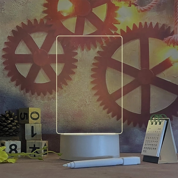 Led Illuminated Message Board With Stand