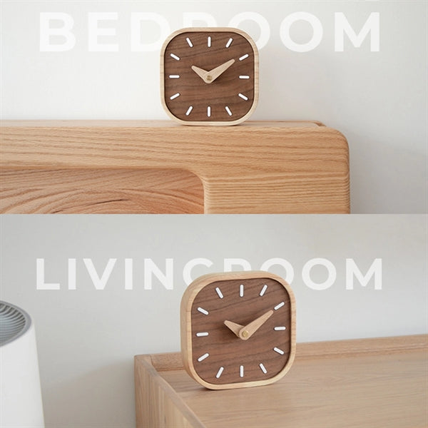 Black Walnut Wood Clock