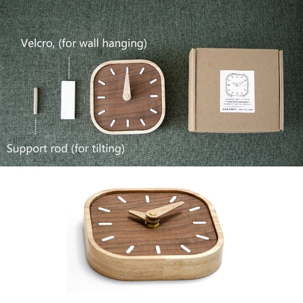 Black Walnut Wood Clock